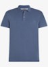 1985 slim fit polo met logoborduring - Faded indigo / blauw