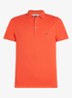 1985 slim fit polo met logoborduring - Sun kissed / oranje