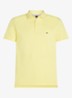 1985 slim fit polo met logoborduring - Yellow tulip / geel