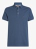 1985 slim fit polo met logoborduring - Aegean sea / blauw