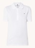 1985 slim fit polo van piqué katoen met logo - Wit