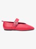 Ballerina van schapenleer - Rood