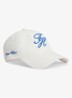 Baseball pet met logoborduring - Wit