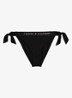 Bikinislip met logoband - Zwart