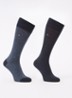 Birdseye sokken in 2-pack - Donkerblauw