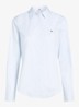 Blouse met logo - Lichtblauw