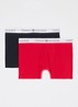 Boxershorts met logoband in 2-pack - Rood