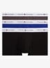 Boxershorts met logoband in 3-pack    - Blk/Drk Ash/Wdg Blu-0TU / Zwart