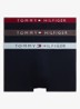 Boxershorts met logoband in 3-pack - Donkerblauw