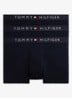 Boxershorts met logoband in 3-pack - Naturel