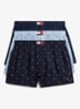 Boxershorts met logoband in 3-pack - Donkerblauw