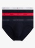 Boxerslip met logoband in 3-pack - Rood