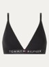 Bralette met logoband - Zwart