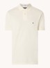 Core regular fit polo van piqué katoen met logoborduring - Calico  / beige