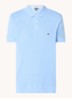 Core regular fit polo van piqué katoen met logoborduring - Vessel blue / blauw