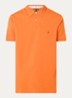 Core regular fit polo van piqué katoen met logoborduring - Bonfire orange / oranje