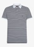 Core regular fit polo van piqué katoen met logoborduring - Breezy blue / dessert / blauw