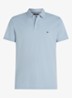 Core regular fit polo van piqué katoen met logoborduring - Breezy blue / blauw
