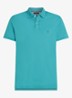 Core regular fit polo van piqué katoen met logoborduring - Hazy teal / blauw