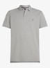 Core regular fit polo van piqué katoen met logoborduring - Light grey heather / grijs