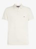 Core regular fit polo van piqué katoen met logoborduring - Ivory petal / wit