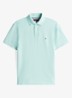 Core regular fit polo van piqué katoen met logoborduring - Mint