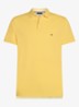 Core regular fit polo van piqué katoen met logoborduring - Citronella / geel