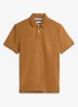Core regular fit polo van piqué katoen met logoborduring - Highland Khaki