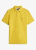 Core regular fit polo van piqué katoen met logoborduring - Morningside Yellow