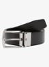 Denton reversible riem van leer - Donkerblauw