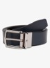 Denton reversible riem van leer - Space Blue / Black-DW6