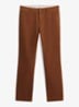 Denton slim-straight fit chino van corduroy - Bruin