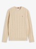 Essential Cable Knit Jumper - Gentle Gold Htr-AFO / Geel
