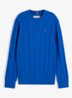 Essential Cable Knit Jumper - Vibrant Blue-C6O / Blauw