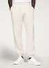 Essential joggingbroek met logoborduring - Creme