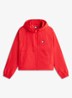 Essential windbreaker met steekzakken - Oranjerood