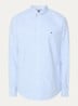 Heritage regular fit overhemd met ruitdessin en logoborduring - Donkerblauw