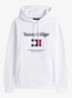 Hoodie met logoborduring - Wit