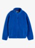 Jack van fleece met logo - Blauw