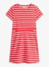 Jurk met streepprint - Rood