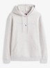 Linear Logo Embroidery Kangaroo Pocket Hoody - Grijsmele