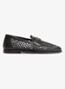 Loafer met opengewerkt dessin - Zwart