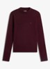 Longsleeve met col - Bordeauxrood