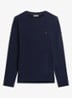 Longsleeve met logo - Donkerblauw