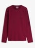 Longsleeve met logo - Bordeauxrood