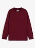 Longsleeve met logoborduring - Rood