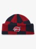 Muts met ruit dessin - Rood