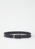 New Danny riem van leer  - Donkerblauw