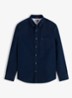 Overshirt van corduroy - Donkerblauw