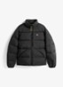Oversized puffer jack met waterafstotende coating - Zwart